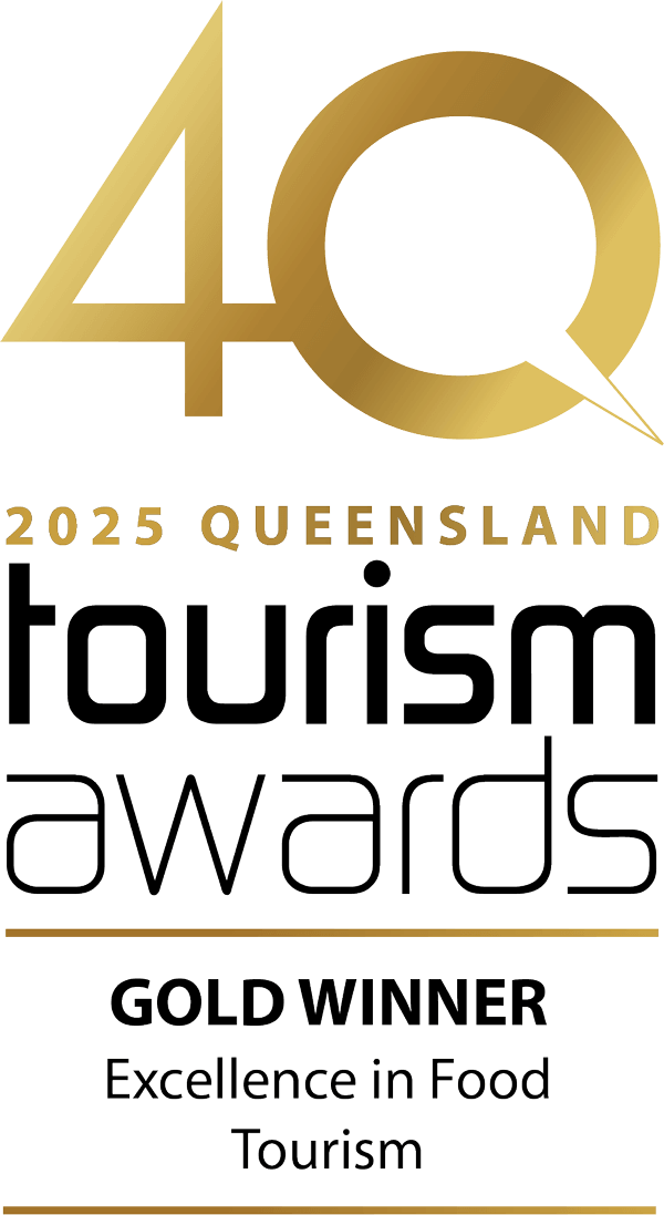 2025 Gold Winner Excellence in Food Tourism Queensland Tourism Awards