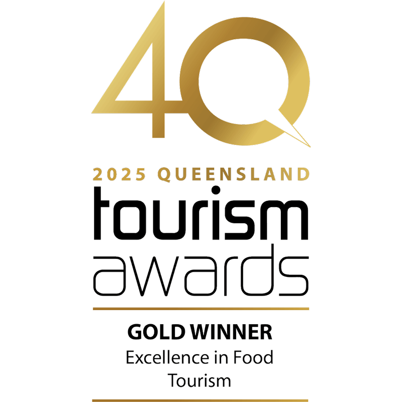 Queensland Tourism Awards Gold Winner Excellence in Food Tourism 2025 Eat Local