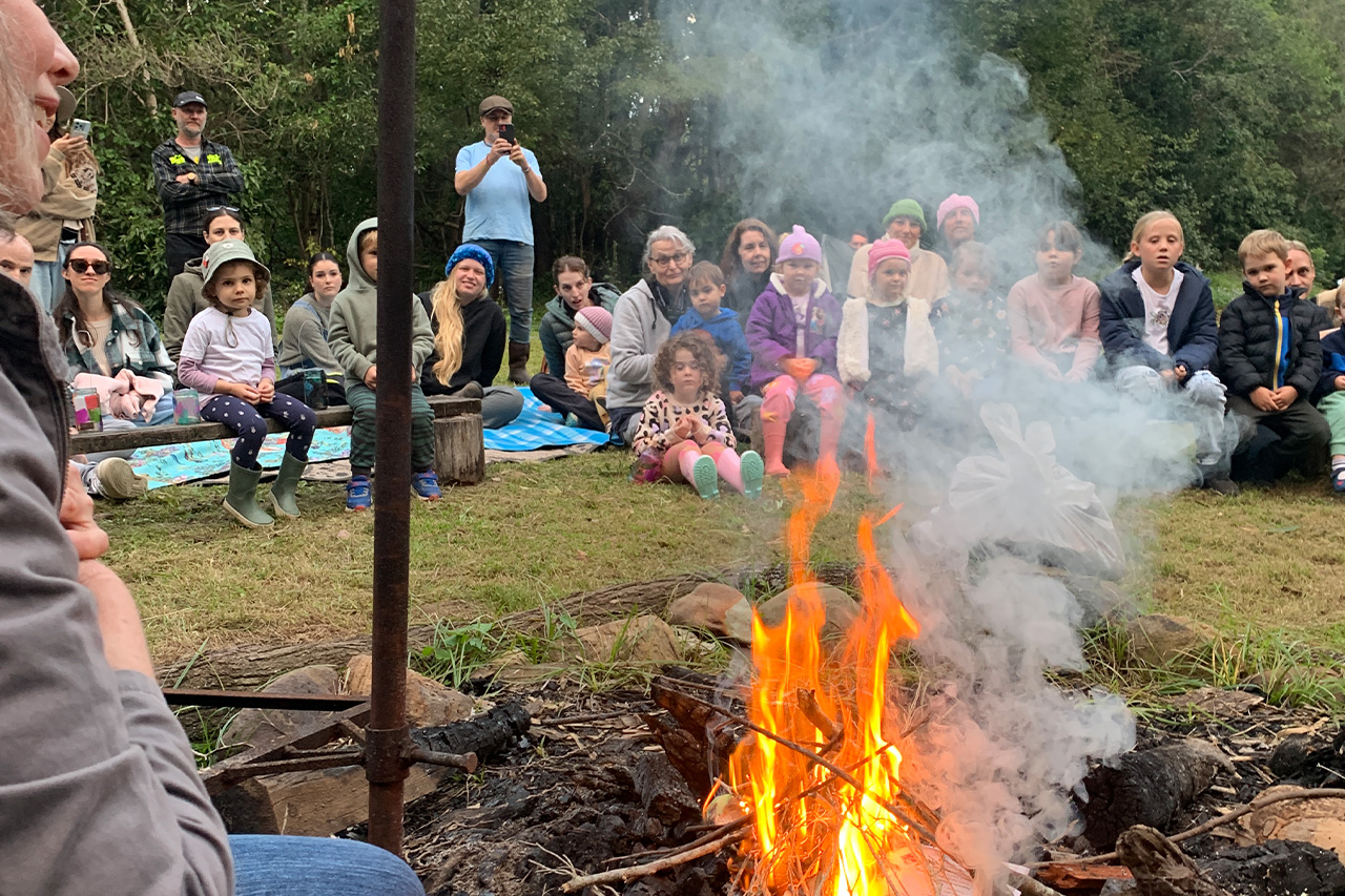family-campfire-cookout-eat-local-month