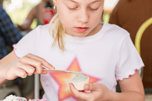 Edible Flower Picking and Cupcake Decorating at Elderflower Farm